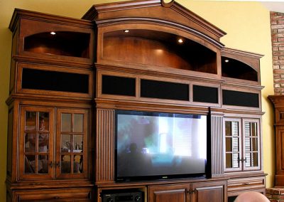 image of entertainment center