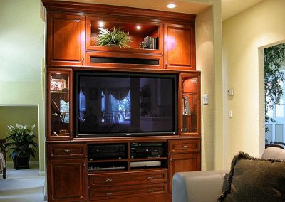 image of entertainment center